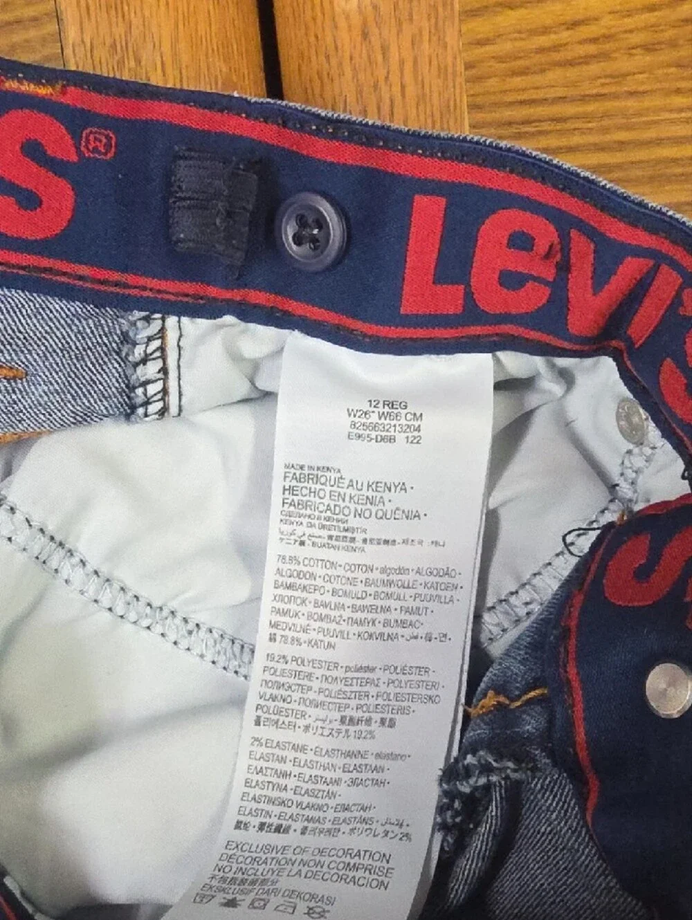 Levi's Women's Medium Blue High-Rise Straight Jeans